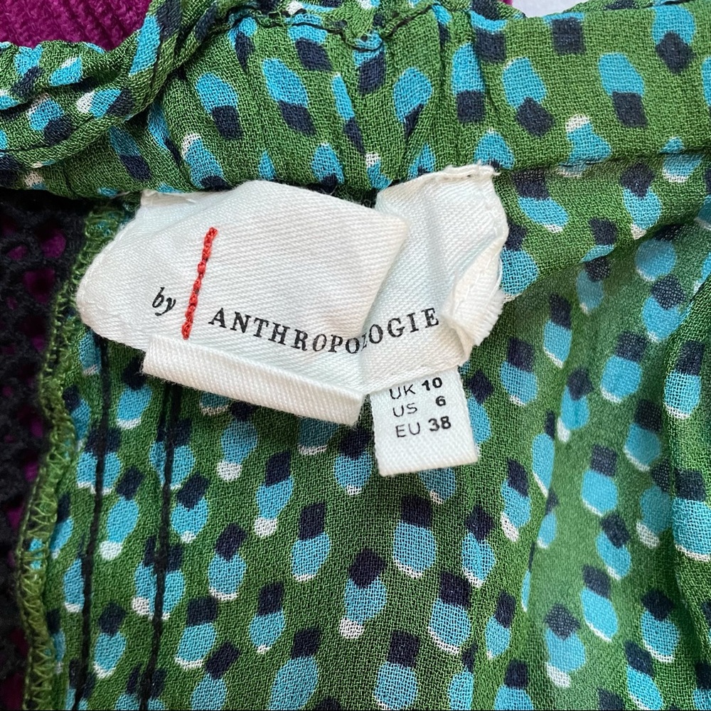 Anthropologie Green and Black Tank Top - Picture 10 of 13